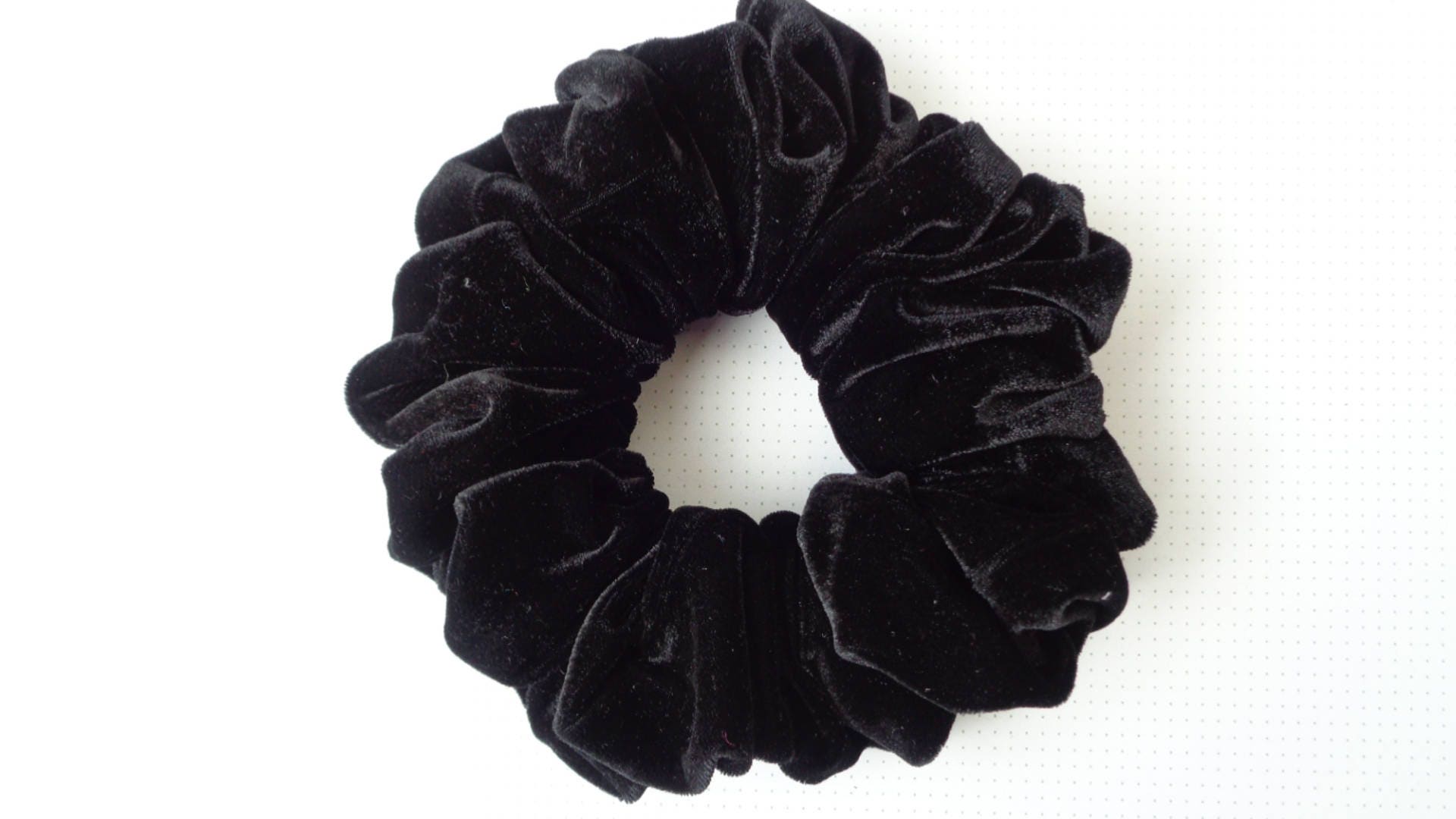 Scrunchies scrunchy scrunchie black velvet Scrunchie | Etsy