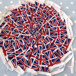Union Jack Red,white and blue Patriotic bunting, banner,pennants,flag garland ,bunting flags,party flags ,st George’s day ,vintage events