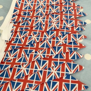 Union Jack bunting, Queens Jubilee ,Patriotic bunting,banner,pennants,flag garland,bunting flags,party flags,vintage events