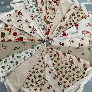 20 ft Christmas  Bunting,banner,fabric bunting,Flag, banner, pennant, decorations,,party decorations