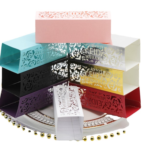 20 x Eid Mubarak Gift Box for Sweet / Candy / Mithai Ramadan Kareen