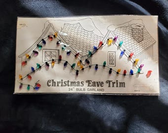 Vintage Christmas/Department 56/Christmas Eave Trim/24" Bulb Garland/#55115 NEW!