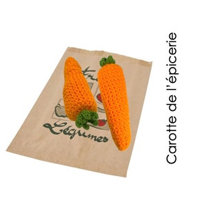 Carrot crochet toy image 1