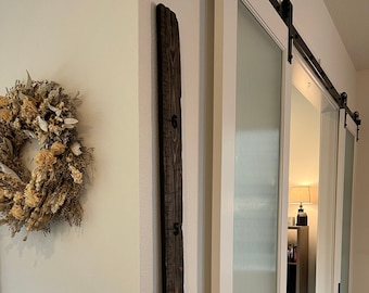 Burnt Rustic Wooden Growth Chart Ruler