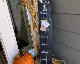 Calligraphy Menu Chalkboard