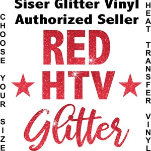 Siser Glitter Heat Transfer Vinyl (HTV) 20
