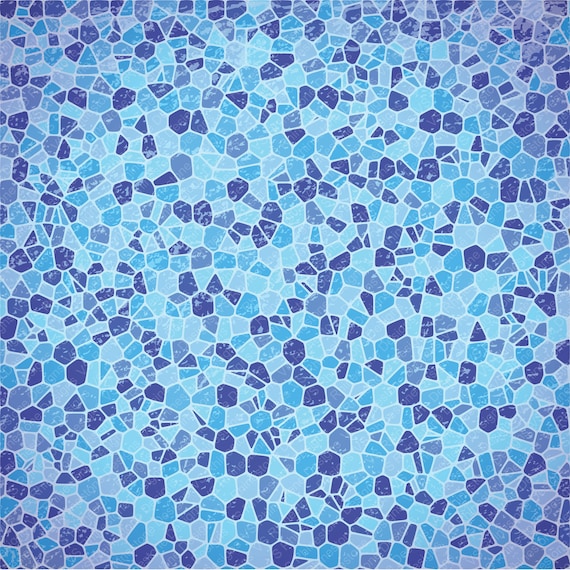 Blue Mosaic HTV Patterned Vinyl, Iron on Vinyl, Heat Transfer Vinyl, Oracal  Adhesive Craft Vinyl 