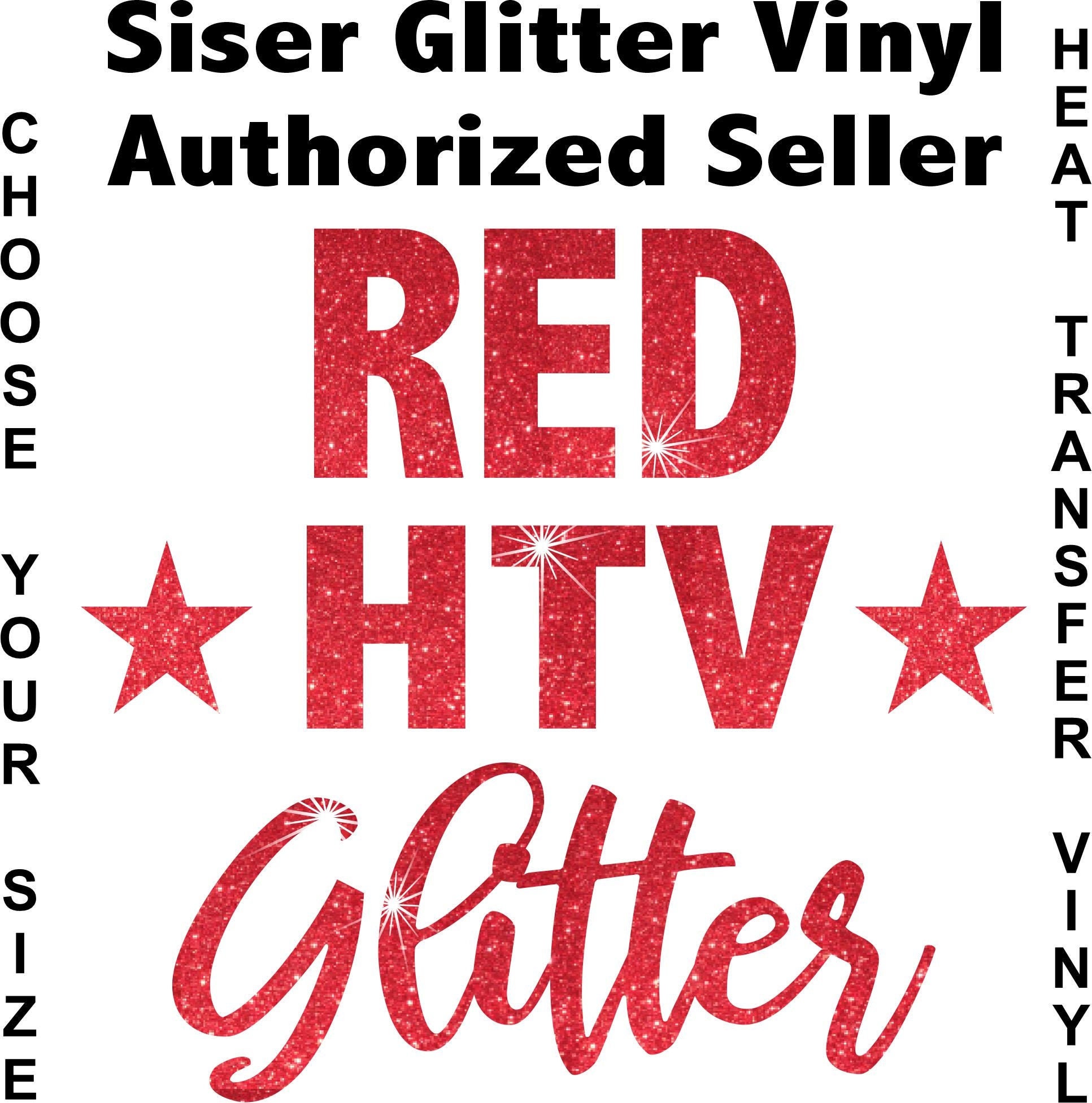 Red Glitter Iron On Vinyl HTV ✂️ – Rosie's Craft Shop Ltd