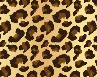 Cheetah/leopard Print HTV heat Transfer Vinyl or Oracal 651 - Etsy