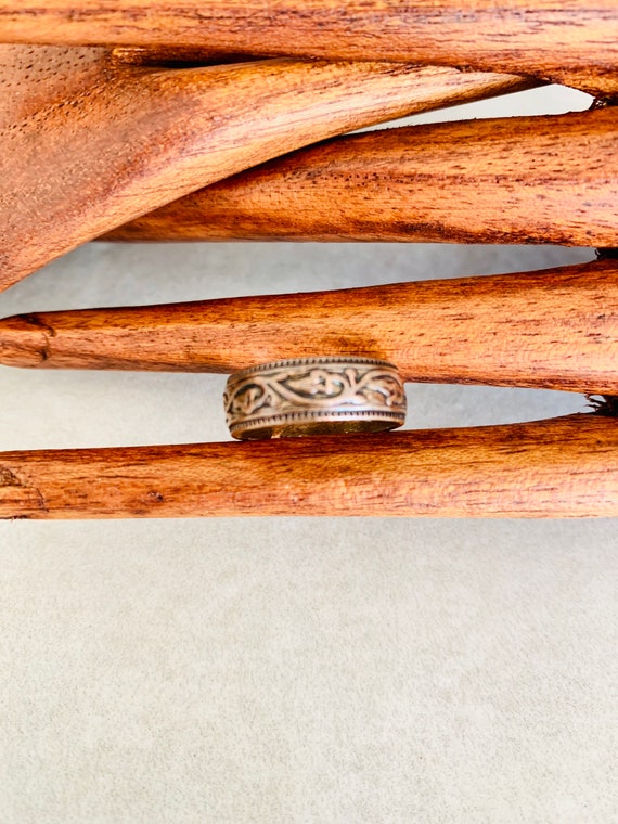 Vintage copper ring wheeler - Gem Vintage copper ring wheeler - Gem