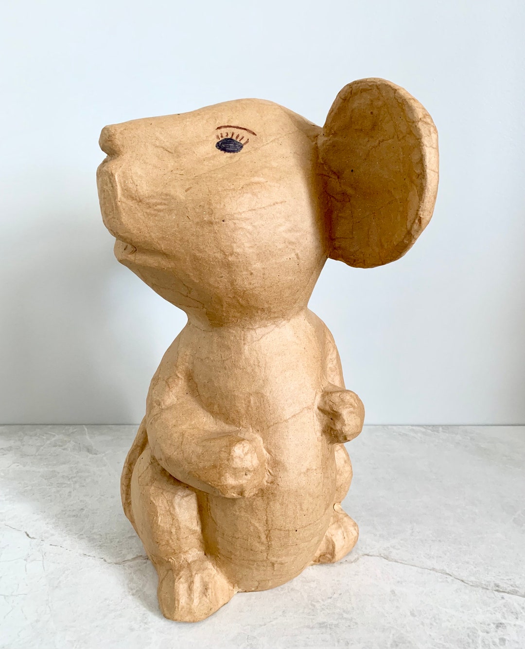Paper Mash Rats Giant Paper Mache Mouse, Rat Prop Sculpture, Handmade Signed One of a ...