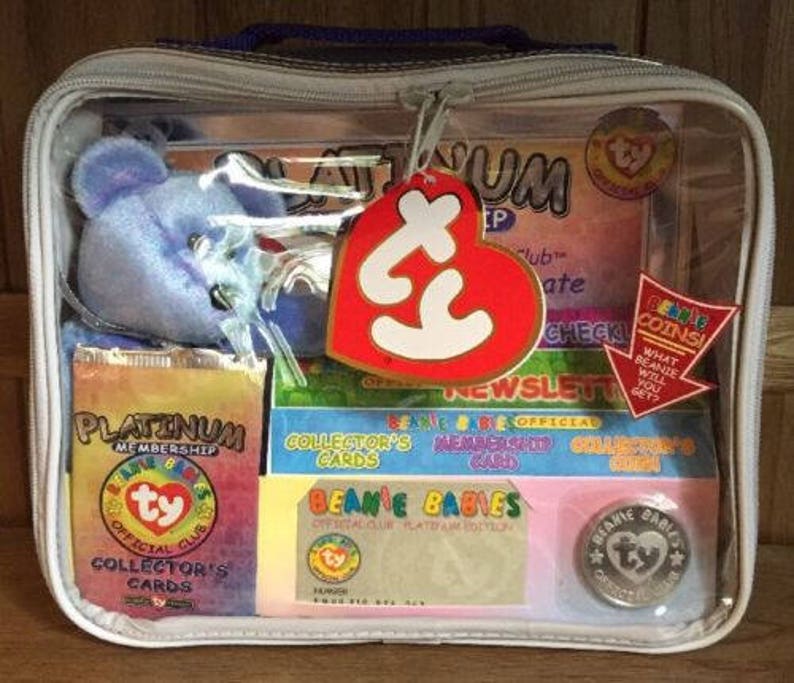 Ty Beanie Baby Official Club Platinum Membership Pack - Etsy