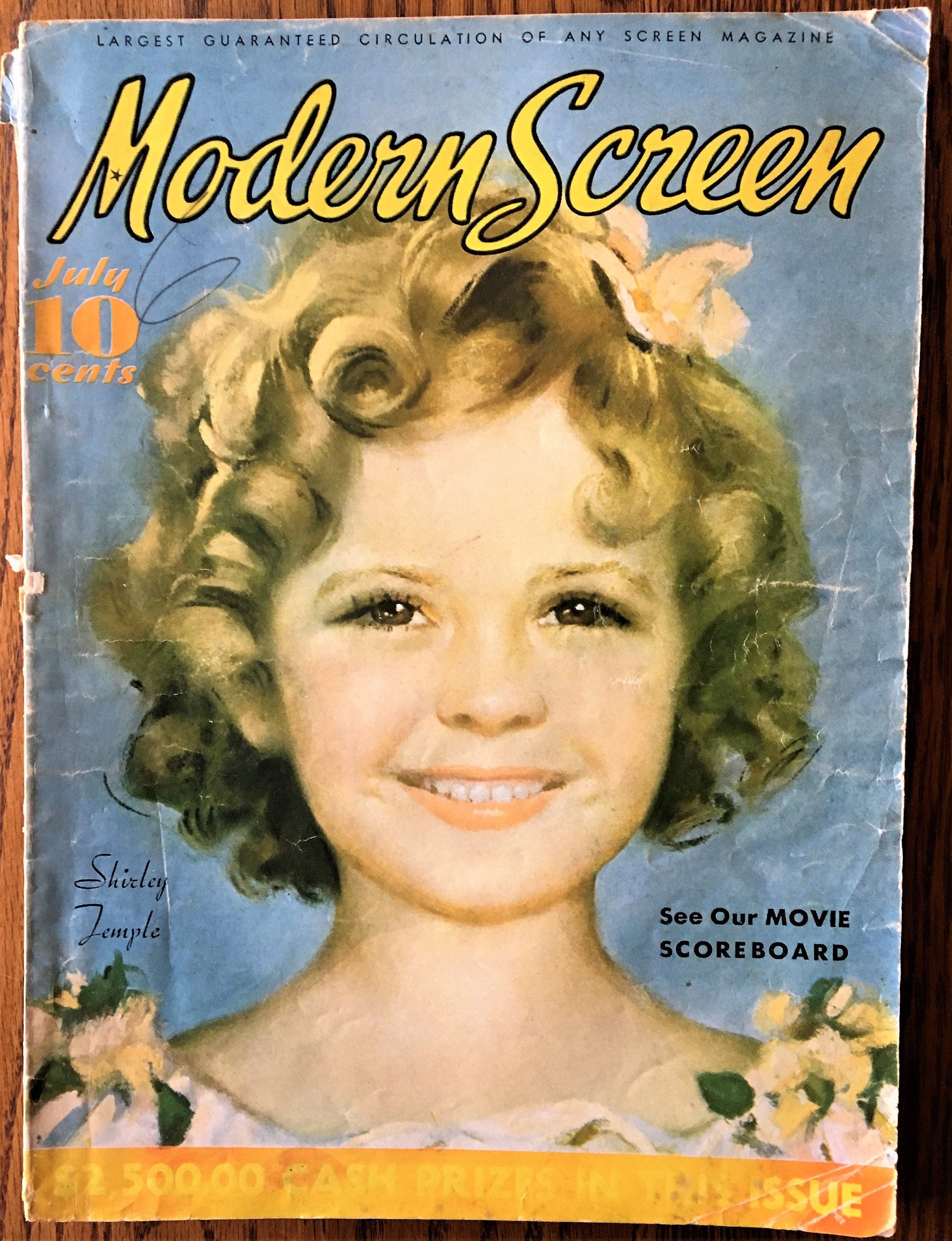 Vintage 1935 July MODERN SCREEN Movie Magazine Shirley Temple Etsy