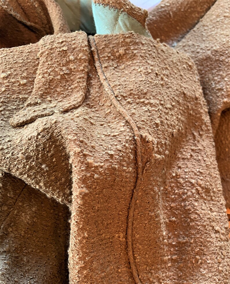 rodeo queen Tailored Western Wear tan light brown nubby linen Medium sz FREE Shipping! Vintage 40/'s 50/'s Ladies Western slacks cowgirl