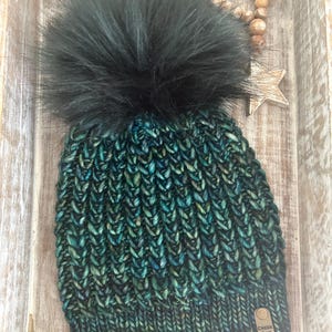 Geflochtene Herzen Luxus handgestrickte Mütze