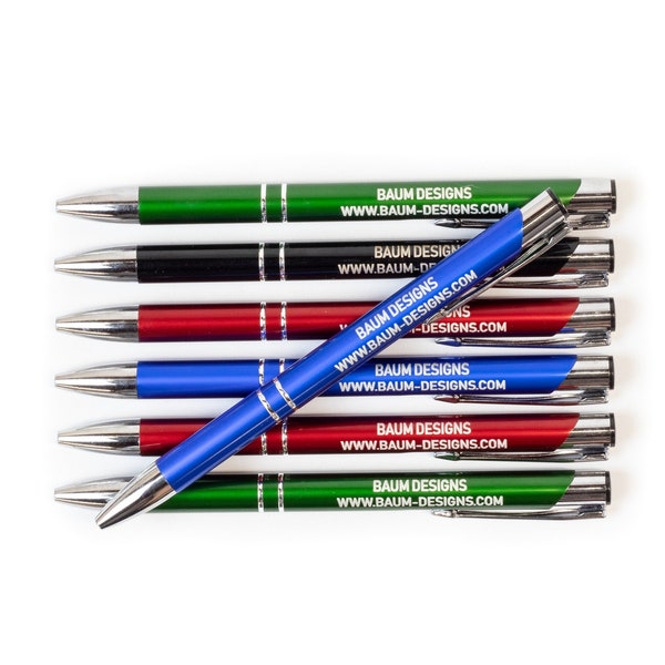 Personalized Business Pens Bulk Custom Text Order | Marketing Material Writing Tools Office Supplies Stocking Stuffer