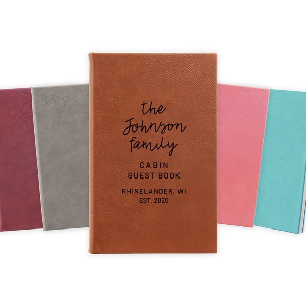 Cabin Guest Book Etsy