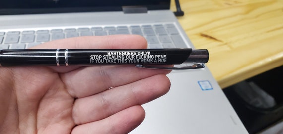 Girl Power Pen Set Stylus Pen Set of 3. Black Ink Inside
