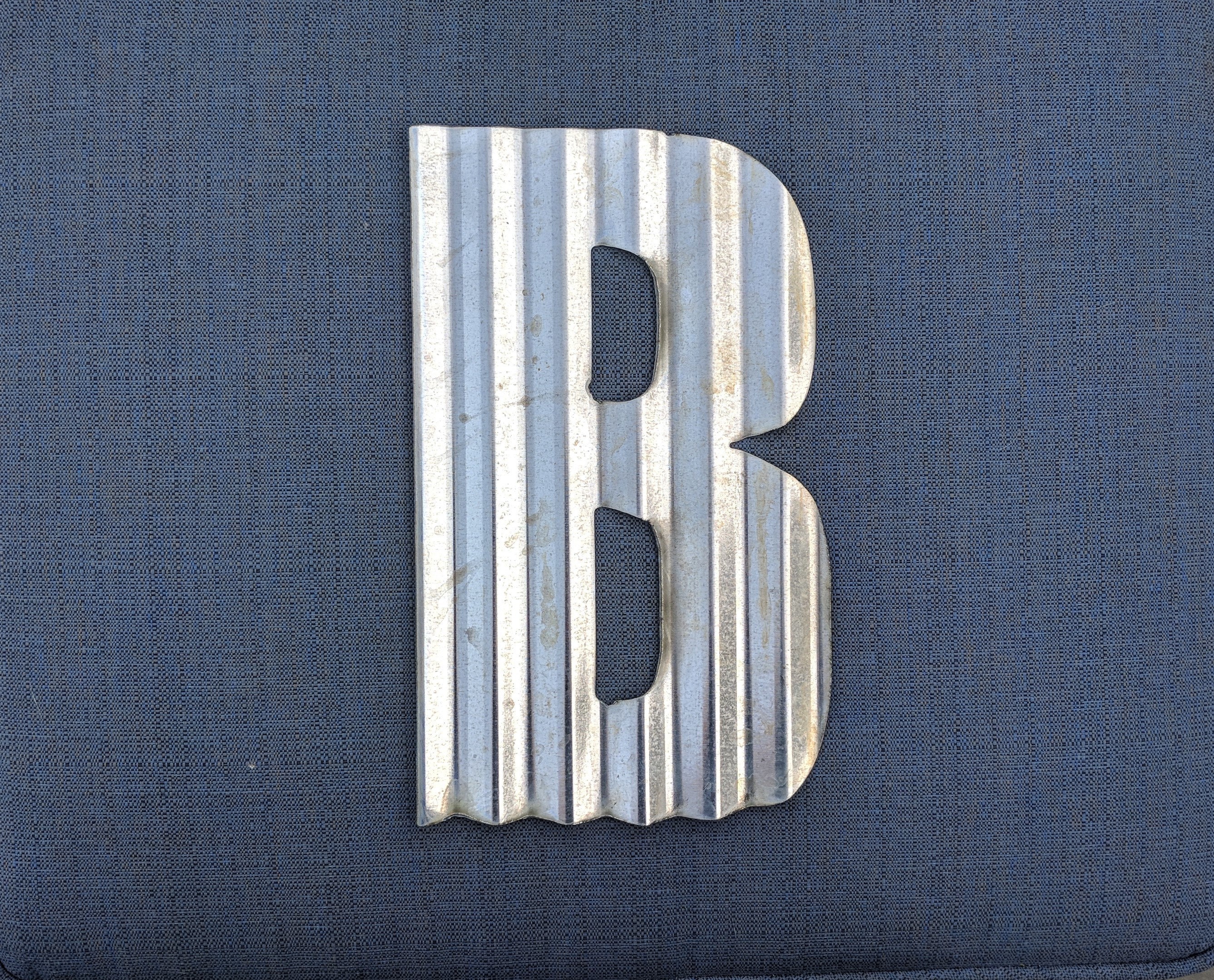 Custom Name Metal Letter Cut Out 12 Rustic Metal Home Etsy