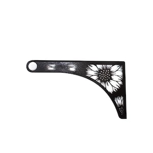 Sunflower Floral Metal Plant Hook Flower Hanger Holder | Hanging Baskets, Planters, Wind Chimes, Bird Feeder, Lantern | Garden Outdoor Decor