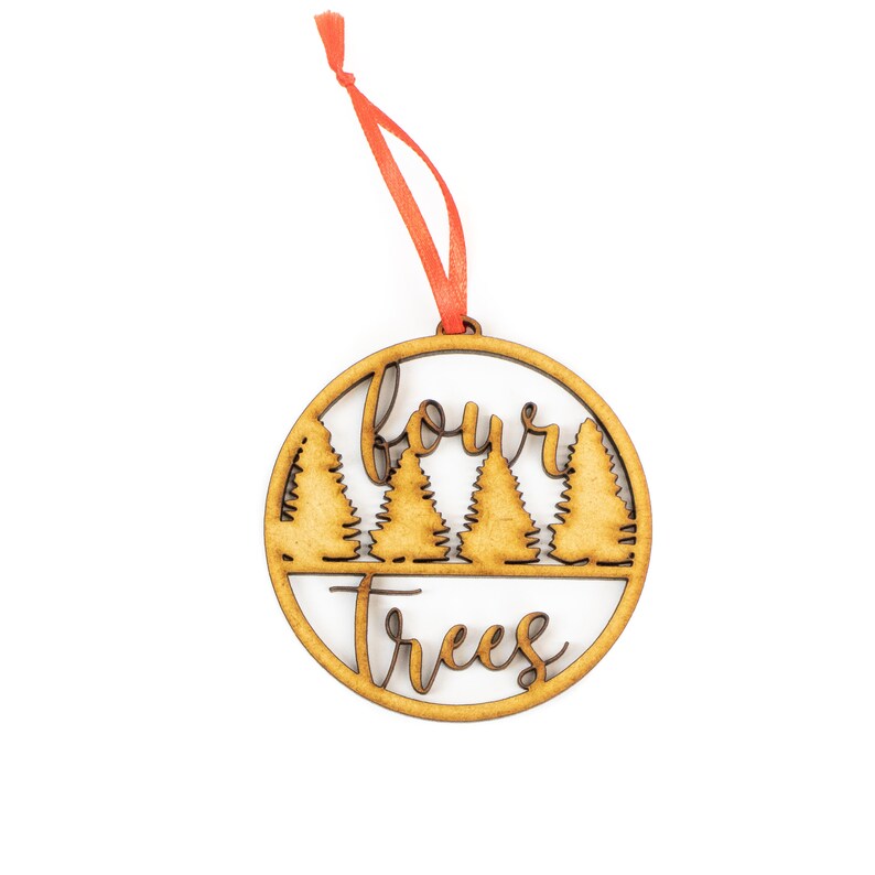 BULK Personalized Custom Wood Ornaments Laser Cut Unique Etsy