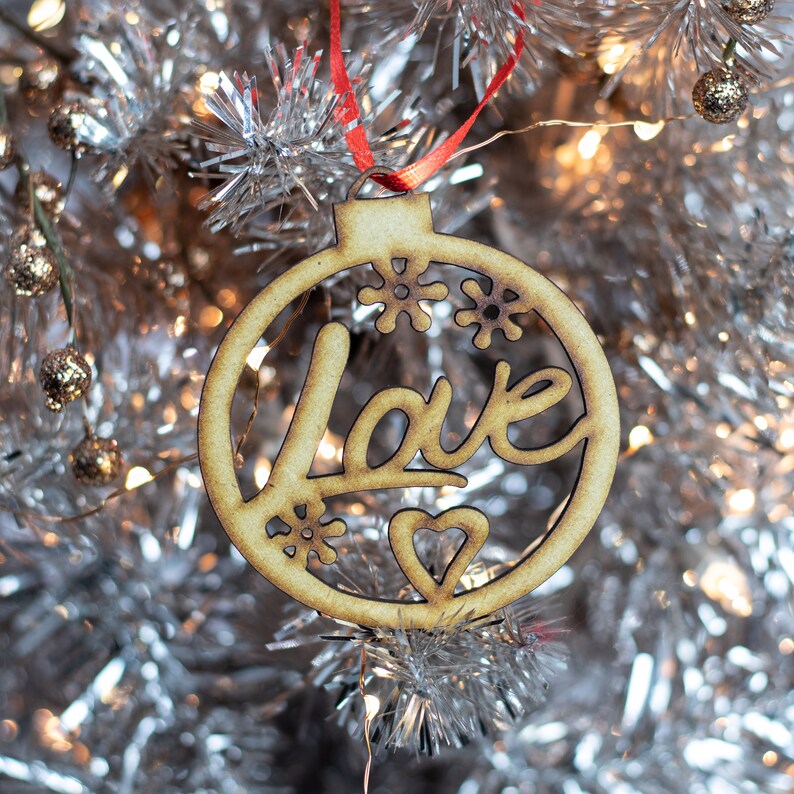 Download Joy Hope Love Peace Wood Ornaments 4pc Christmas Bundle | Etsy