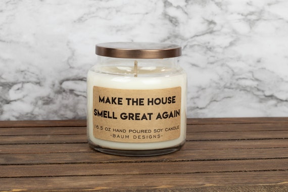 Funny Trump Soy Candle | Gag Gift Trump Gift Ideas