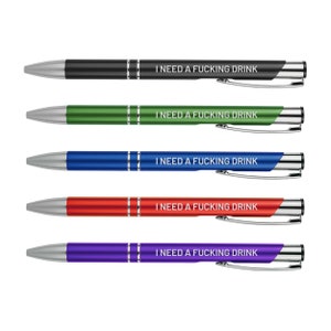 LPSHGK Colored Glitter Pen Set for Sarcastic Souls, Funny Gel Pen Bad Fun  Ballpoint Pen, Funny Pens Swear Word Daily Pen Set (14PCS)