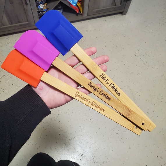 Personalized Your Name Kitchen s Bakers Silicone Spatula With