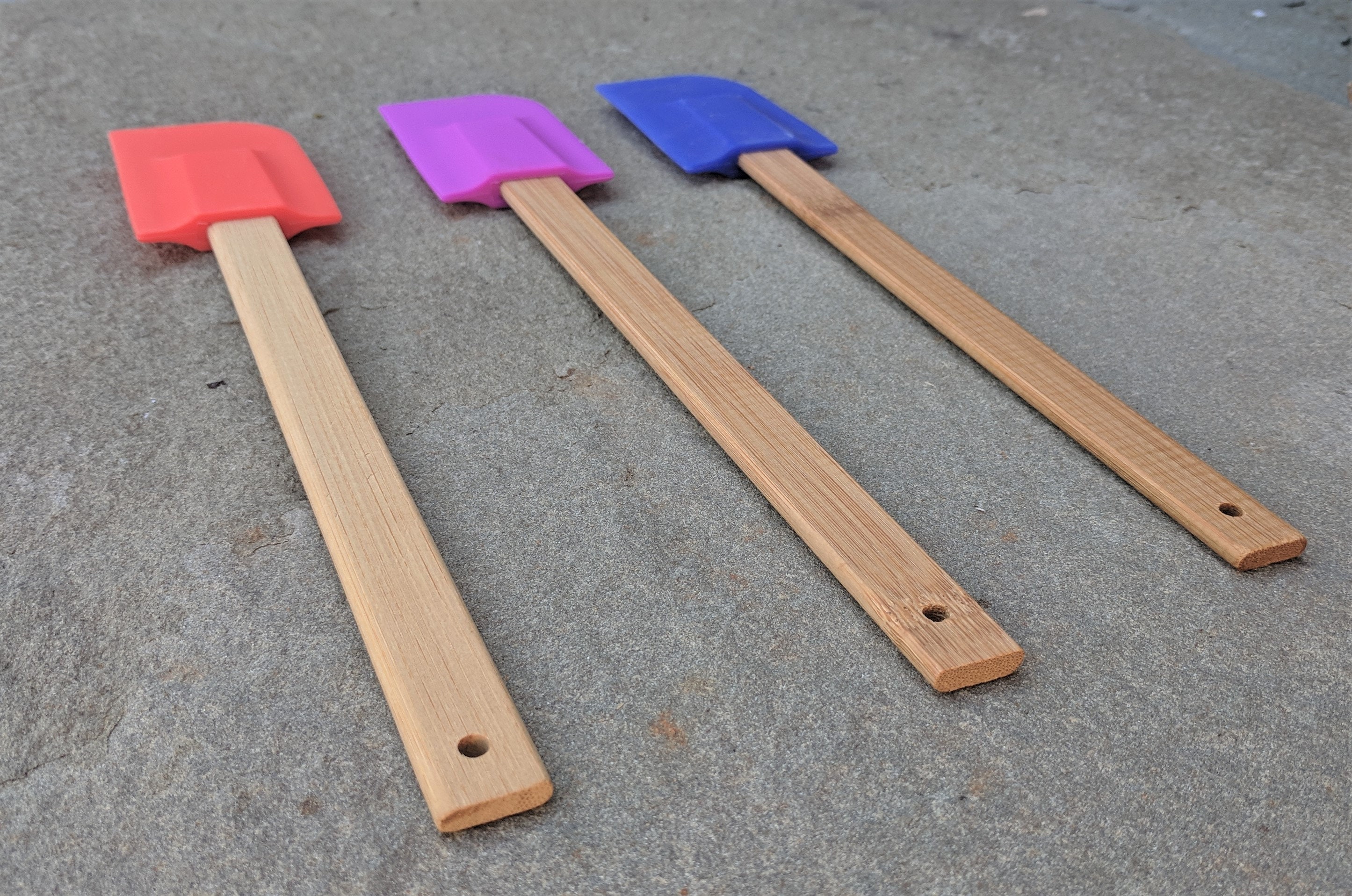 Silicone Spatula with Bamboo Handle 11 3/4 – Grill Y