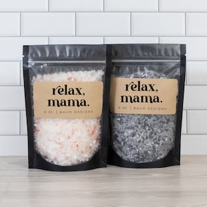 Relax Mama Bath Bomb Bag Bath Salts | Bath Crumbles Dust Salts Powder | Unique Funny Gift Mothers Day Gift