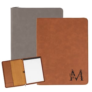 Cartera personalizada de piel sintética con cremallera/suministros de regalo de empresa, iniciales de monograma con logotipo personalizado/regalos únicos