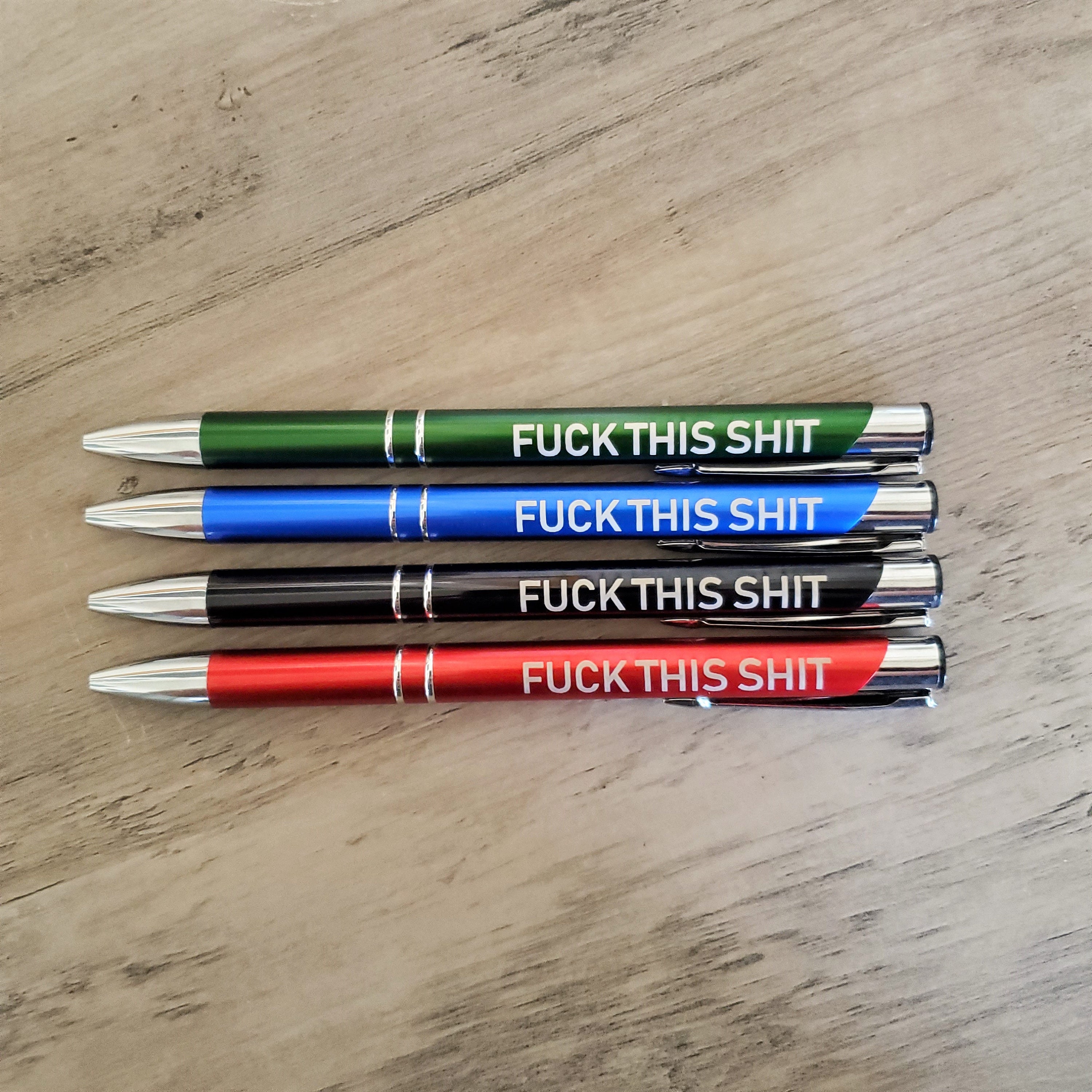 Fuck off Pen Funny Pens Motivational Writing Tools Office Supplies Coworker  Gifts Stocking Stuffer 