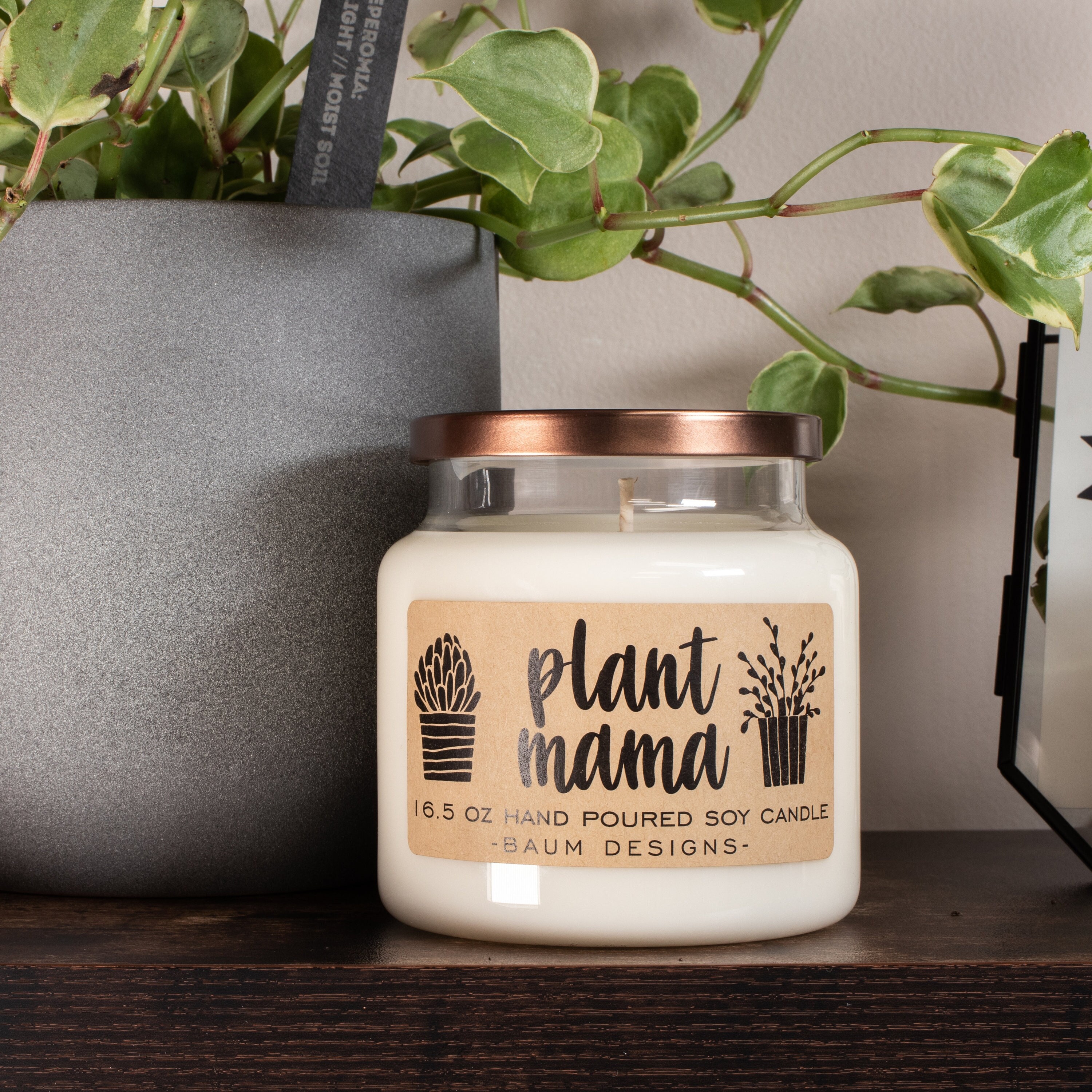 Plant Mama Soy Candle | Rather Be Home With My Plants
