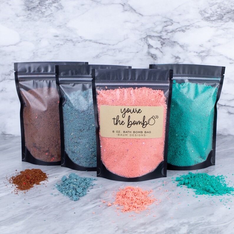 You're The Bomb Bath Bomb Bag Bath Dust Salts Powder Etsy