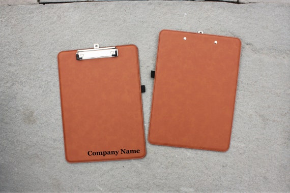 Personalized Business Logo Clipboard Unique Faux Leather - Etsy
