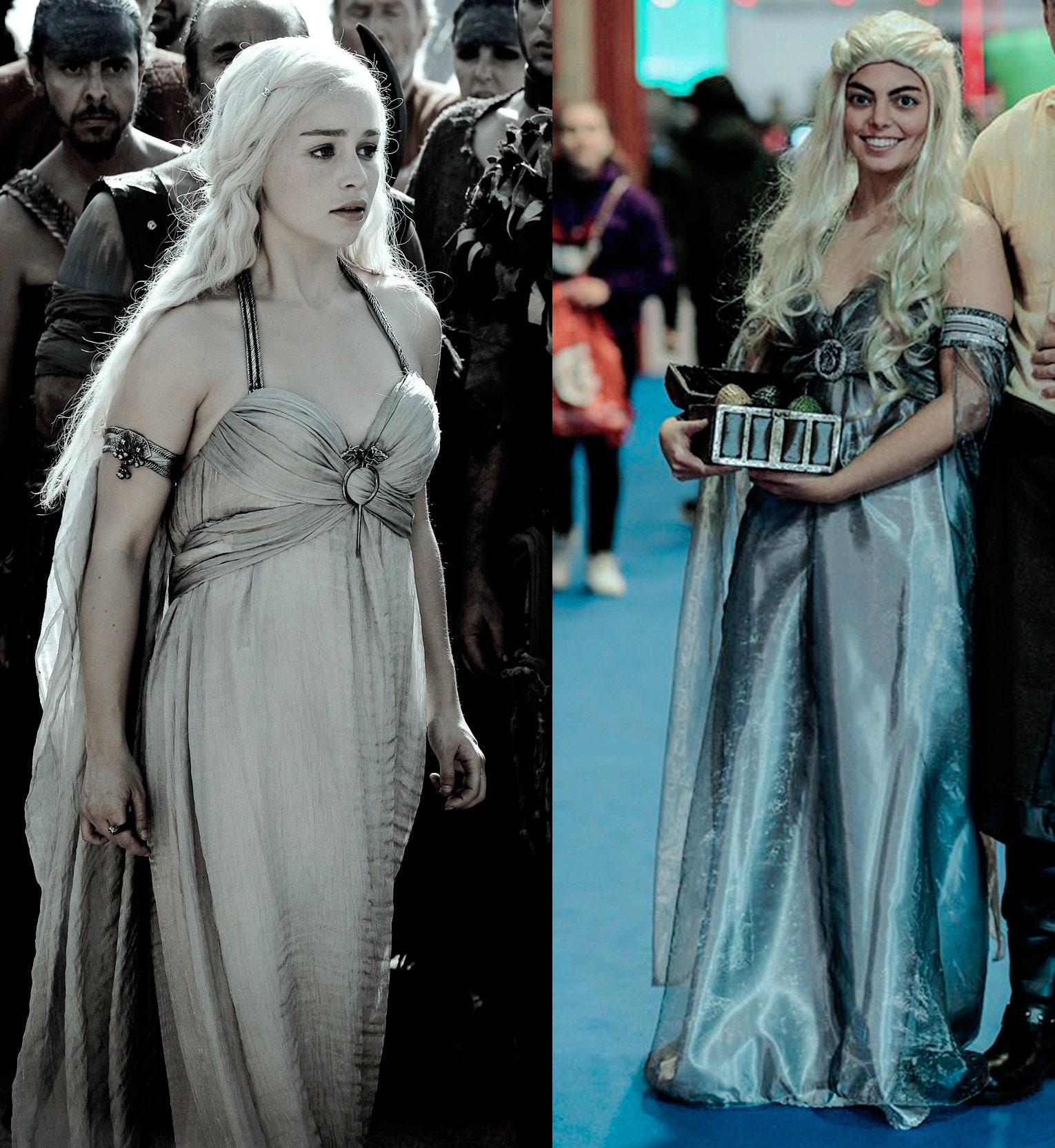 Khaleesi Daenerys Targaryen Wedding Dress Game of Thrones | Etsy