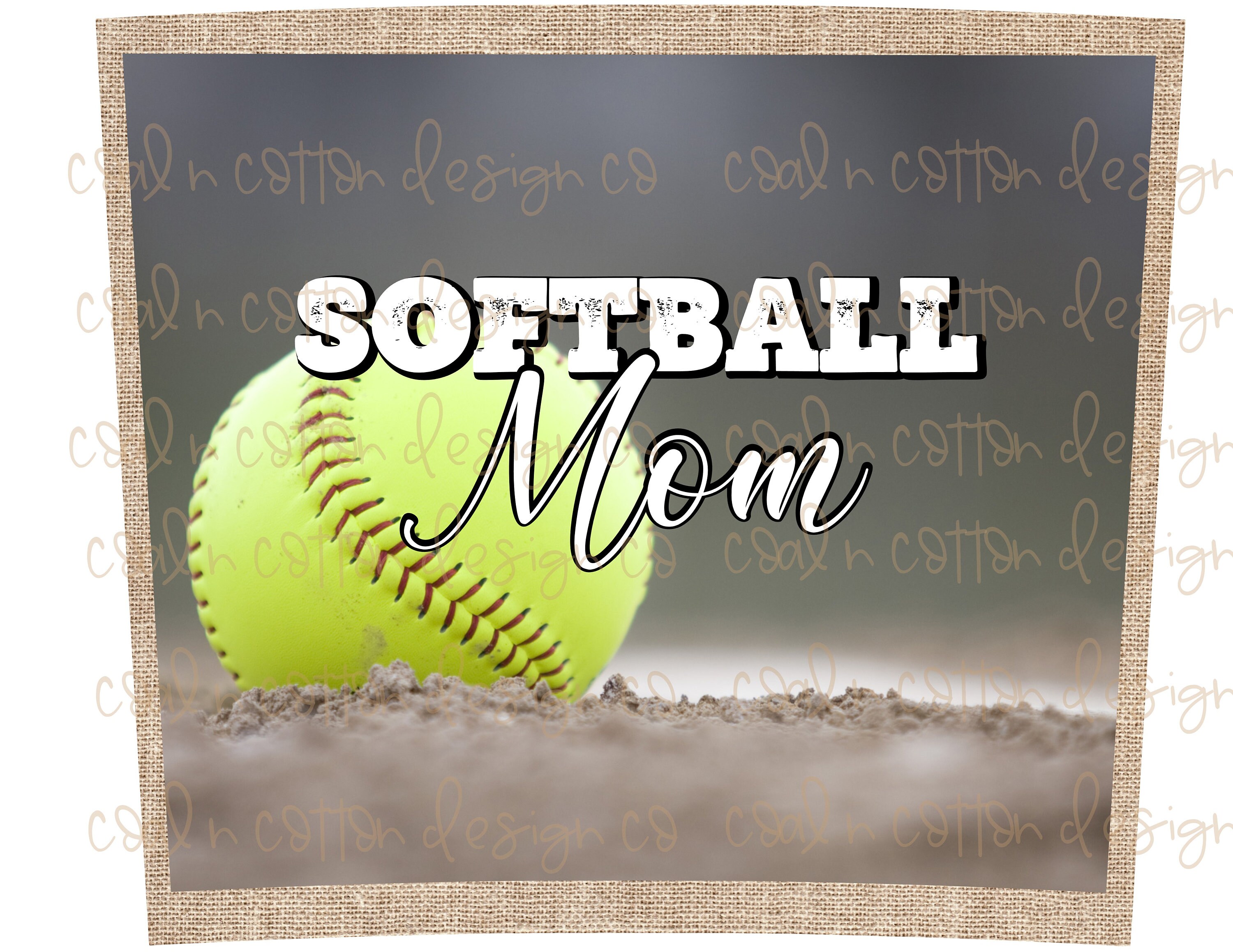 Download Softball Mom Tumbler 20oz Skinny Tumbler Template Sublimation Waterslide Clipart Png Digital Download