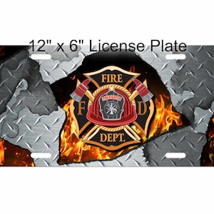 Silver Hatch Metal Grunge Fire License Plate Template,  Sublimation, Waterslide, Clipart,  PNG Digital Download