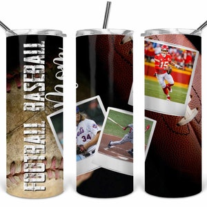 Football Baseball Mom 20oz Tumbler Template  Sublimation, Waterslide, Clipart,  PNG Digital Download