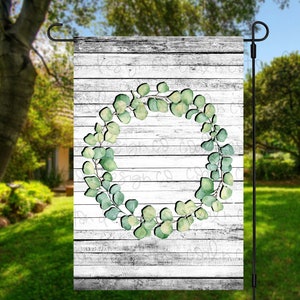 Modèle de drapeau de jardin de couronne vierge Ajoutez votre propre nom, Mariage, Douche, Printemps, Été Téléchargement instantané, PNG, Clipart sublimation