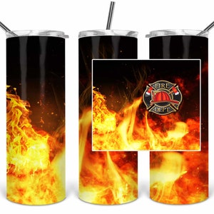 Feuerwehr Malteser Kreuz 20 Unzen Skinny Becher Vorlage, Sublimation, Waterslide, Clipart, PNG digitaler Download