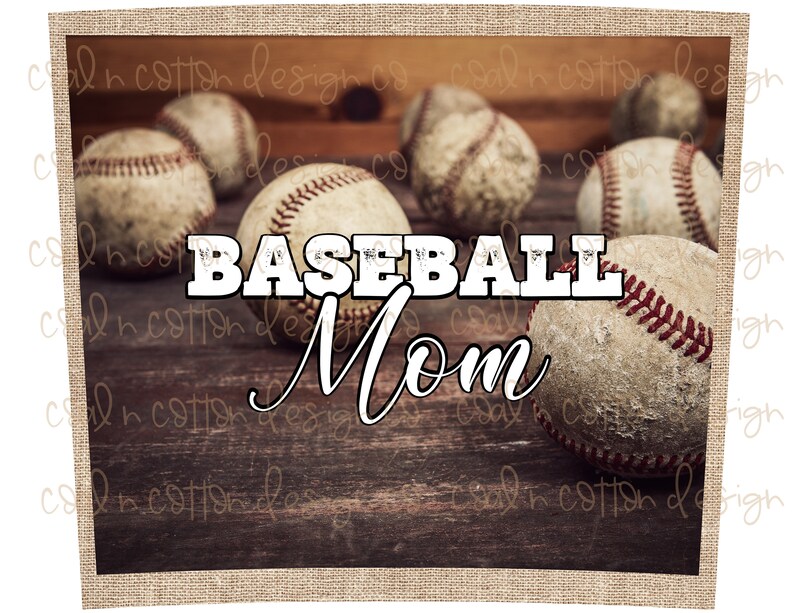 Download Baseball Mom 20oz Skinny Tumbler Template Sublimation | Etsy