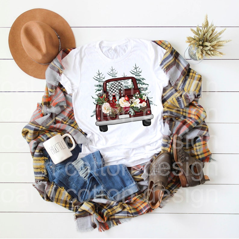 Download Christmas Tree Farm Gnome Farmhouse Truck Sublimation | Etsy