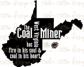 Der Bergmann aus West Virginia SVG