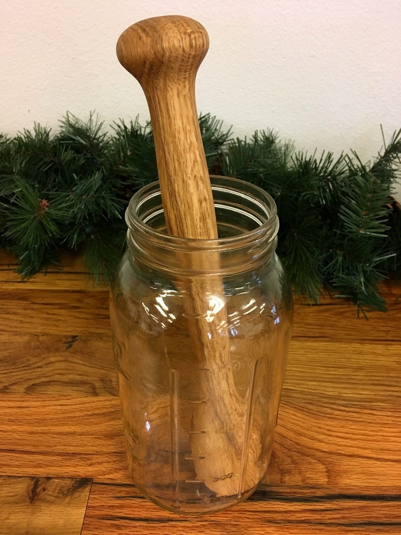 Hard Wood Vegetable Tamper/Pounder Etsy