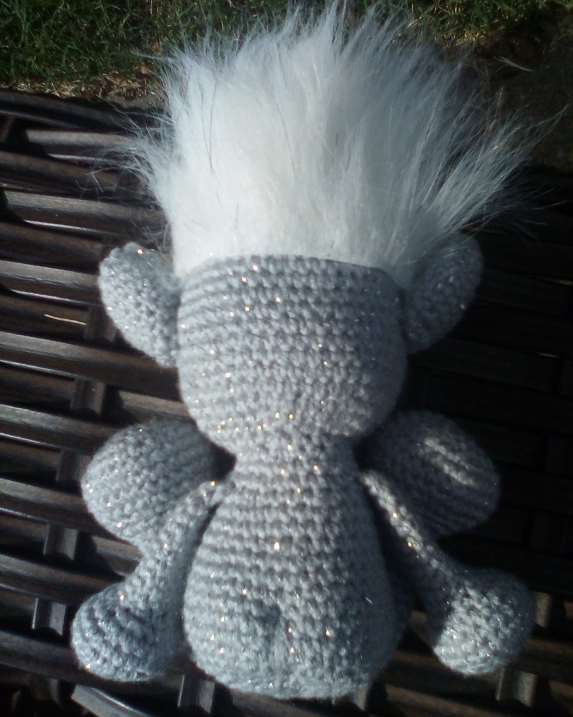 glitter troll doll