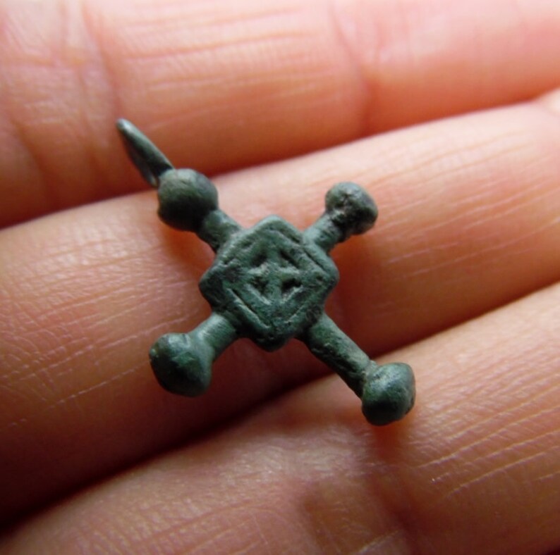 Authentic Ancient Viking Norse Cross Pendant Kievan Rus