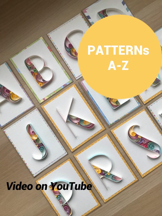 templates of quilled letters quilling letters patterns a z