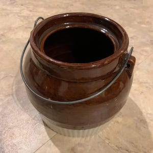 Vintage Red Wing Union Pottery Bean Pot